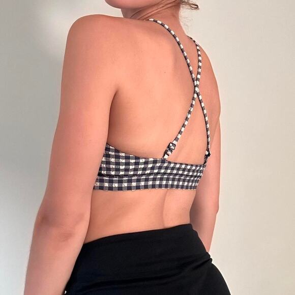 Gingham high neck open - Picture 8 of 8